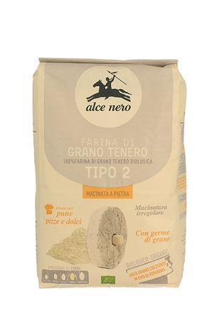 FARINA GRANO TENERO TIPO 2BIO MACINATA A PIETRA 1000 G - Doctor Vinz