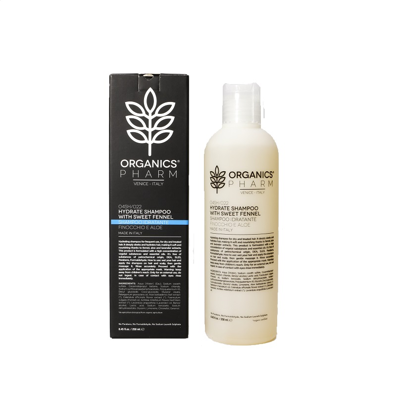 ORGANICS PHARM HYDRATE SHAMPOO WITH SWEET FENNEL 250 ML - Doctor Vinz