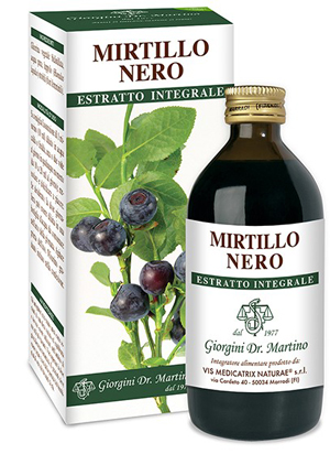 MIRTILLO NERO ESTRATTO INTEGRALE 200 ML - Doctor Vinz