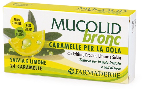 MUCOLID BRONC SALVIA & LIMONE 24 CARAMELLE - Doctor Vinz