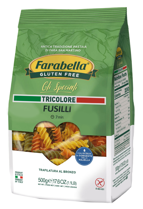 FARABELLA FUSILLI TRICOLORE 500 G - Doctor Vinz