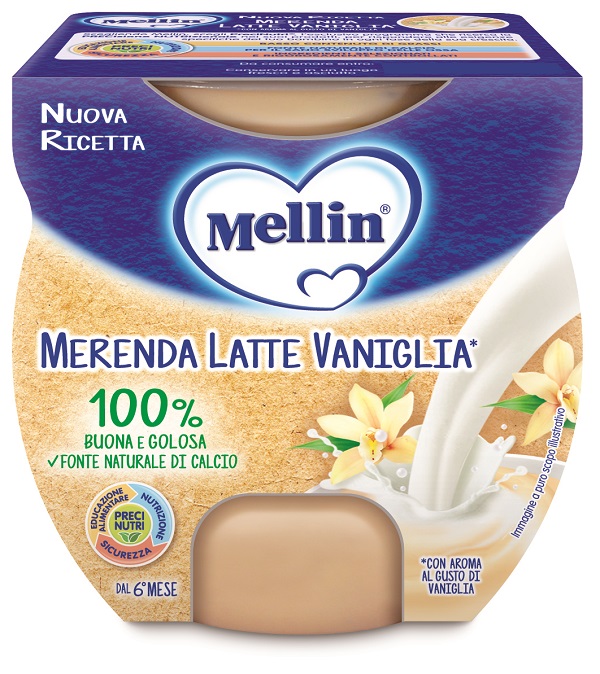 MELLIN MERENDA LATTE VANIGLIA 2 X 100 G - Doctor Vinz