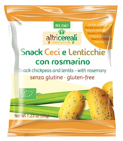 ALTRICEREALI SNACK CECI E LENTICCHIE CON ROSMARINO 35 G - Doctor Vinz