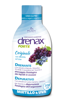 DRENAX FORTE ORIGINALE CON MIRTILLO E UVA 300 ML - Doctor Vinz