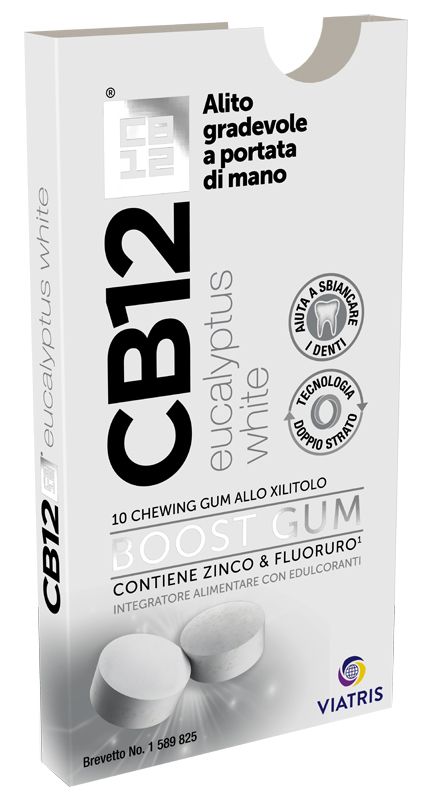 CB12 BOOST EUCALYPTUS WHITE 10 CHEWING GUM - Doctor Vinz
