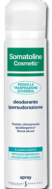 SOMATOLINE COSMETIC DEODORANTE IPERSUDORAZIONE DUETTO SPRAY 125 ML + 125 ML - Doctor Vinz