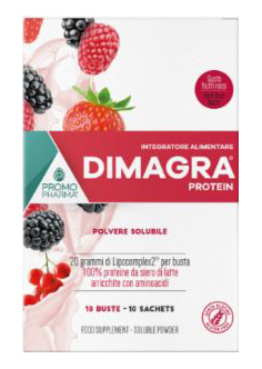 DIMAGRA PROTEIN RED FRUIT 10 BUSTE - Doctor Vinz