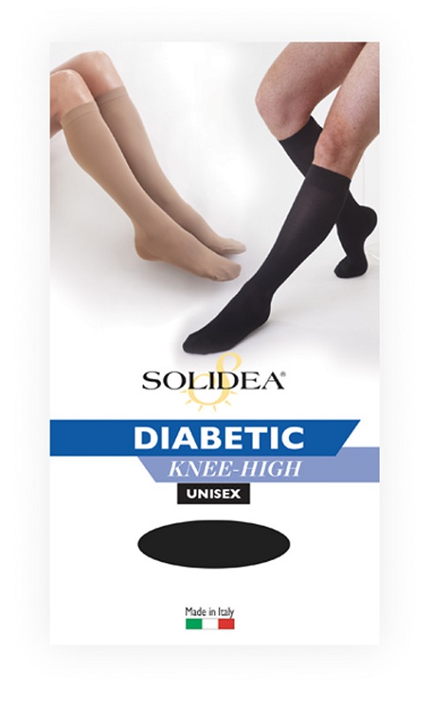 DIABETIC KNEE-HIGH NERO 1-S - Doctor Vinz