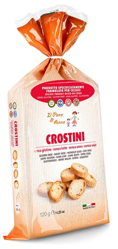 IL PANE DI ANNA CROSTINI SENZA LATTE 120 G - Doctor Vinz