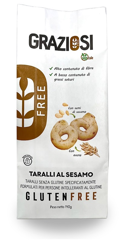 TARALLI AL SESAMO 140 G - Doctor Vinz