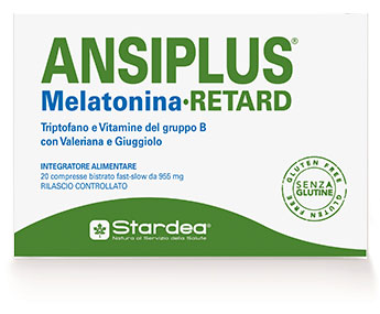 ANSIPLUS RETARD MELATONINA 20 COMPRESSE BISTRATO FAST SLOW 955 MG - Doctor Vinz
