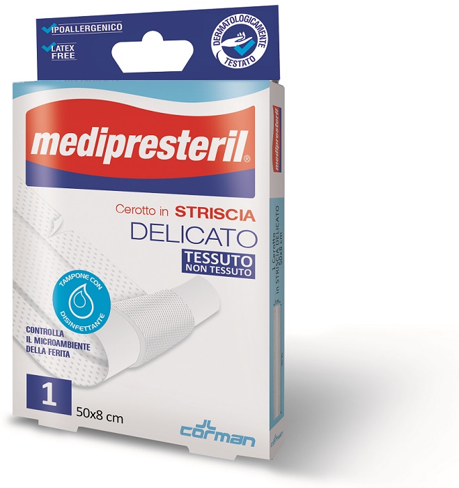 CEROTTO IN STRISCIA MEDIPRESTERIL FLESSIBILE 50X8CM - Doctor Vinz