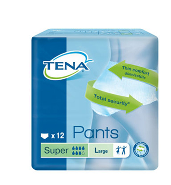 PANNOLONE PULL UP TENA PANTS SUPER TAGLIA LARGE 12 PEZZI - Doctor Vinz