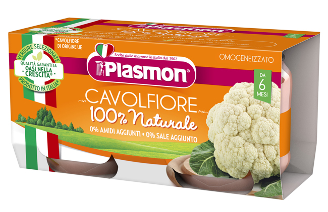 PLASMON OMOGENEIZZATO CAVOLFIORE 2 X 80 G - Doctor Vinz