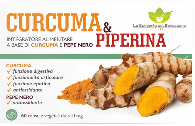 CURCUMA PIPERINA 60 CAPSULE - Doctor Vinz