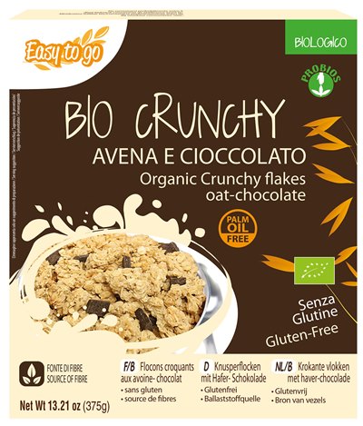 EASY TO GO BIO CRUNCHY AVENA E CIOCCOLATO 375 G - Doctor Vinz