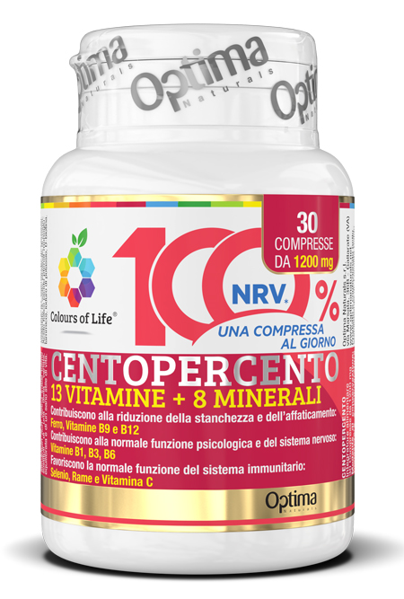 COLOURS OF LIFE CENTOPERCENTO 30 COMPRESSE 1200 MG - Doctor Vinz