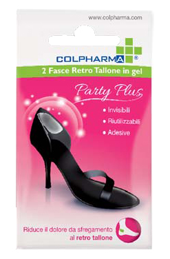 COLPHARMA PARTY PLUS FASCIA RETRO TALLONE IN GEL 2 PEZZI - Doctor Vinz