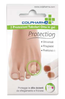 COLPHARMA POTEZIONE TUBOLARE DITA IN GEL 2 TUBI DA 7,5 CM - Doctor Vinz