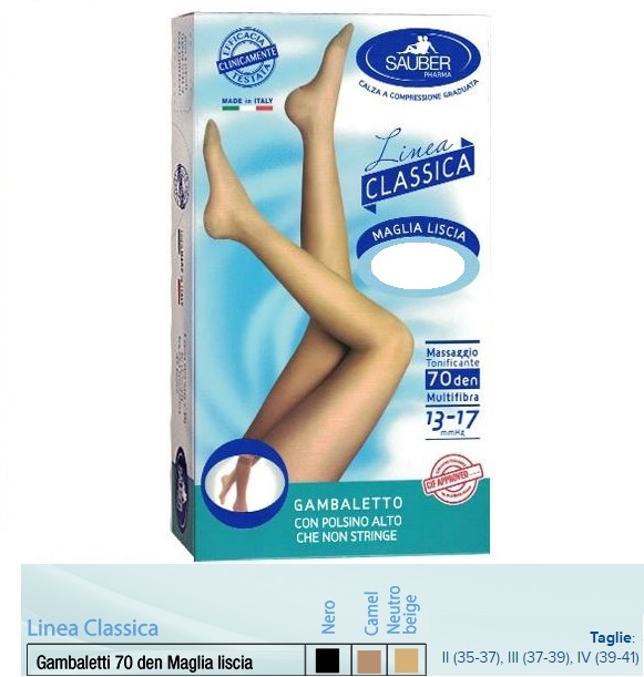 SAUBER GAMBALETTO MAGLIA LISCIA 140 DENARI NERO 2 - Doctor Vinz