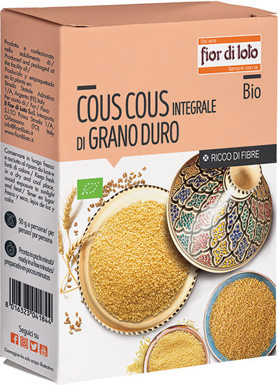 COUS COUS INTEGRALE GRANO DURO BIO 500 G - Doctor Vinz