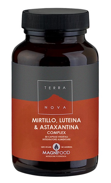 TERRANOVA MIRTILLO LUTEINA ASTAXANTINA SINERGIA PER GLI OCCHI 50 CAPSULE - Doctor Vinz