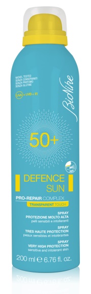 BIONIKE DEFENCE SUN SPRAY TRANSPARENT TOUCH SPF 50+ 200 ML - Doctor Vinz