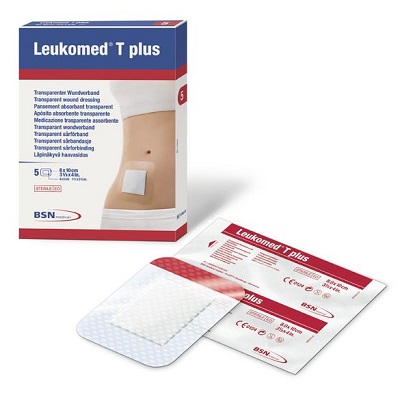 LEUKOMED T PLUS MEDICAZIONE POST-OPERATORIA TRASPARENTE IMPERMEABILE 7,2 X 5 CM - Doctor Vinz