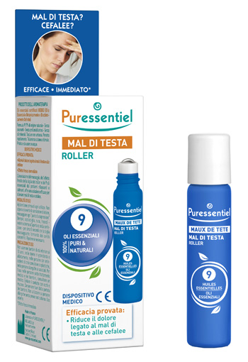 PURESSENTIEL ROLLER MAL DI TESTA AI 9 OLI ESSENZIALI 5 ML - Doctor Vinz