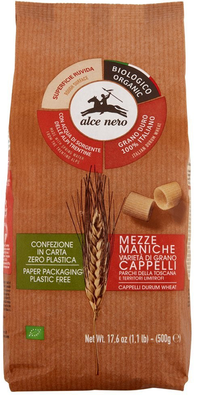 MEZZE MANICHE SEMOLA SENATORE CAPPELLI PARCHI TOSCANI BIO 500 G - Doctor Vinz