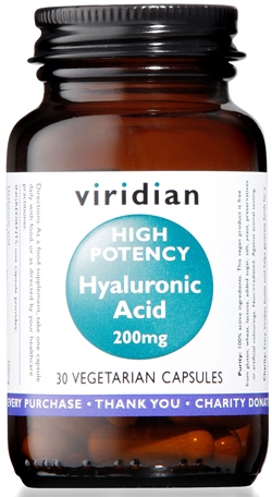 VIRIDIAN HYALURONIC ACID HIGH POTENCY 30 CAPSULE VIRIDIAN ACIDO IALURONICO ALTA CONCENTRAZIONE - Doctor Vinz