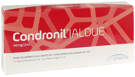 SIRINGA INTRA-ARTICOLARE CONDRONIL IALDUE PRERIEMPITA ACIDO IALURONICO SALE SODICO 40 MG 2 ML - Doctor Vinz