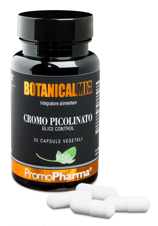 CROMO PICOLINATO GLICE CONTROL BOTANICAL MIX 30 CAPSULE - Doctor Vinz