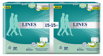 PANNOLONE A MUTANDA LINES SPECIALIST SUPER LARGE 30 PEZZI - Doctor Vinz