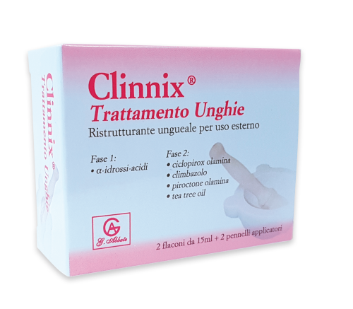 CLINNIX TRATTAMENTO UNGHIE 2 FLACONI 15 ML + 2 PENNELLI APPLICATORI - Doctor Vinz