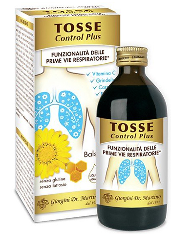 TOSSE CONTROL PLUS 200 ML LIQUIDO ANALCOLICO - Doctor Vinz