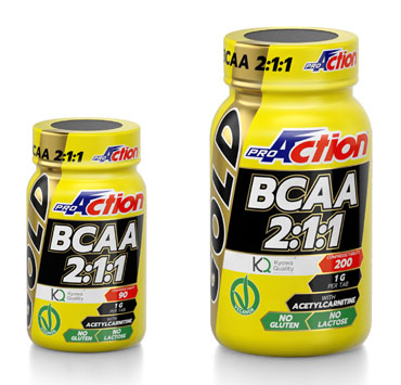 PROACTION BCAA GOLD 90 COMPRESSE 2 1 1 - Doctor Vinz