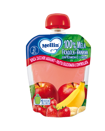 MELLIN POUCH MELA/FRAGOLA/BANANA 90 G - Doctor Vinz