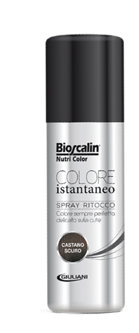 BIOSCALIN NUTRICOLOR SPRAY COLORE ISTANTANEO CASTANO SCURO 75 ML - Doctor Vinz