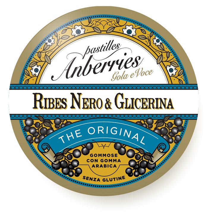 ANBERRIES CLASSICHE RIBES NERO & GLICERINA CARAMELLE 55 G - Doctor Vinz