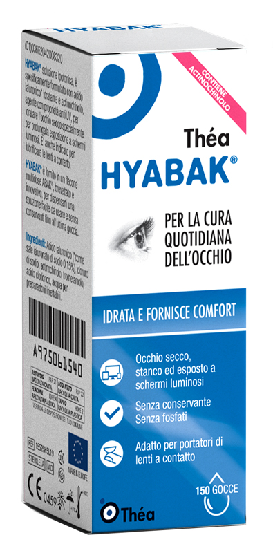 SOLUZIONE OFTALMICA MULTIDOSE HYABAK 5 ML - Doctor Vinz