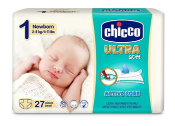 CHICCO PANNOLINO ULTRA CHICCHO NEWBORN 27 X 10 - Doctor Vinz