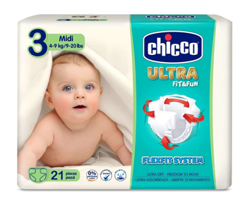 CHICCO PANNOLINO ULTRA CHICCHO MIDI 21 X 10 - Doctor Vinz
