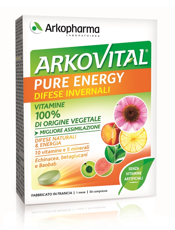ARKOVITAL PURE ENERGY DIFESE INVERNALI 30 COMPRESSE - Doctor Vinz