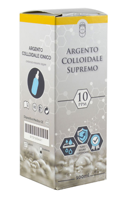 ARGENTO COLLOIDALE SUPREMO 10PPM CERTIFICATO CON CONTAGOCCE 100 ML - Doctor Vinz