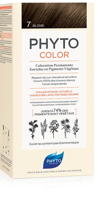 PHYTOCOLOR 7 BIONDO 1 LATTE + 1 CREMA + 1 MASCHERA + 1 PAIO DI GUANTI - Doctor Vinz