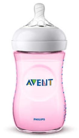 AVENT BIBERON NATURAL PP 260ML ROSA SINGLE PACK - Doctor Vinz