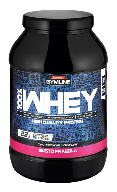 GYMLINE 100% WHEY CONCENTRATE FRAGOLA 900 G - Doctor Vinz