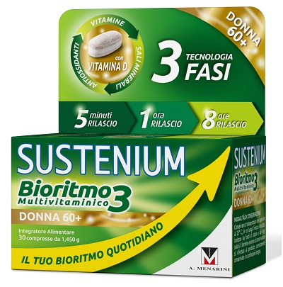 SUSTENIUM BIORITMO3 DONNA 60+ 30 COMPRESSE - Doctor Vinz