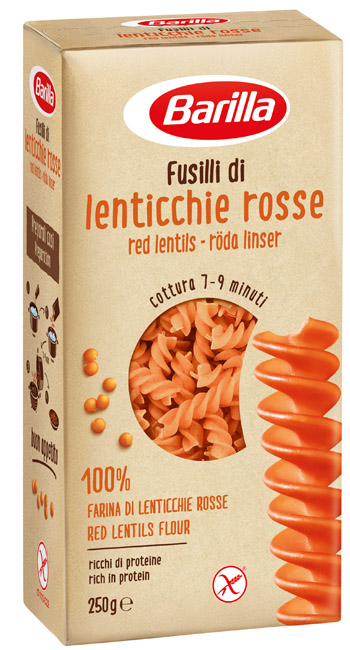 BARILLA FUSILLI LENTICCHIE ROSSE 250 G - Doctor Vinz